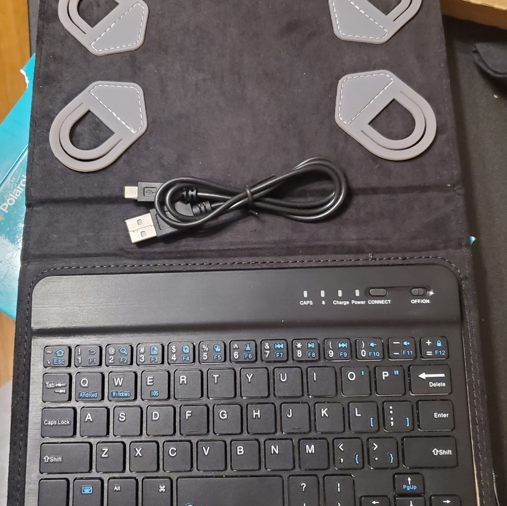 Polaroid Bluetooth keyboard Tablet Case
